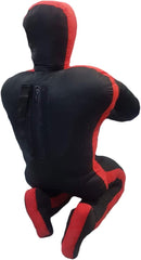 MMA Dummy Boxing Grappling Dummy Punching Bag Brazilian BJJ JIU Jitsu Sitting Position Dummy Wrestling Martial Arts Judo Karate Training Dummy – Canvas Fabric - UNFILLED