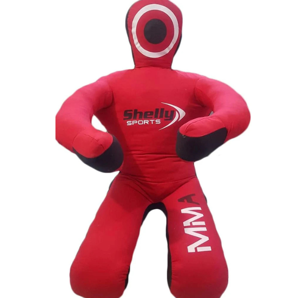MMA Dummy Boxing Grappling Dummy Punching Bag Brazilian BJJ JIU Jitsu Sitting Position Dummy Wrestling Martial Arts Judo Karate Training Dummy – Canvas Fabric - UNFILLED