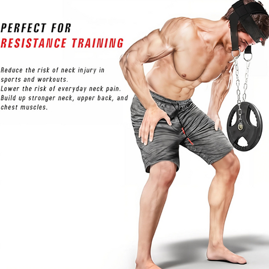 Neck Harness for Weight Training Premium Neck Workout Builder Neck Exerciser