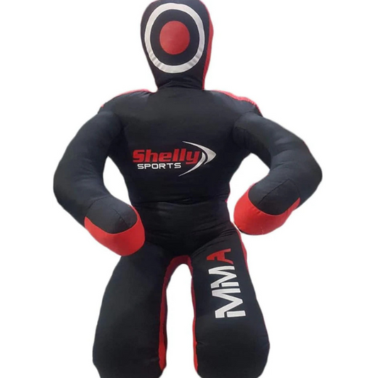 MMA Dummy Boxing Grappling Dummy Punching Bag Brazilian BJJ JIU Jitsu Sitting Position Dummy Wrestling Martial Arts Judo Karate Training Dummy – Canvas Fabric - UNFILLED