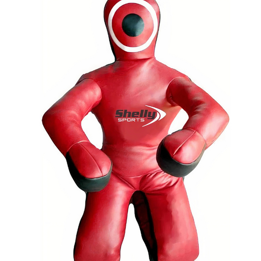 MMA Dummy Boxing Grappling Dummy Punching Bag Brazilian BJJ JIU Jitsu Sitting Position Dummy Wrestling Martial Arts Judo Karate Training Dummy – Syn Leather - UNFILLED