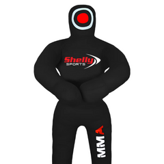 Shelly MMA Grappling Wrestling Dummy for Kids BJJ Punching Bag Wrestling Buddies Brazilian JIU Jitsu Standing Position Dummy Martial Arts Boxing Karate Training Dummies (47" / 4 Feet) UNFILLED
