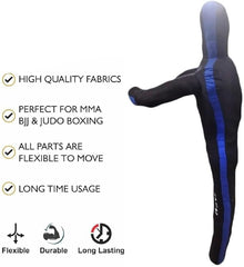 MMA Dummy Judo Grappling Punching Bag BJJ JIU Jitsu Dummy Wrestling Boxing Karate Training Dummies – Canvas – UNFILLED