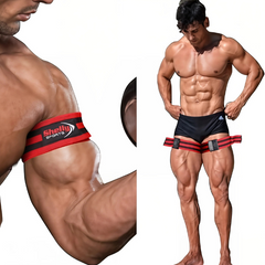 Blood Flow Restriction Bands Bodybuilding Occlusion Bands Flexible for Arms and Legs Achieve Fast Growth Without Heavy Weights