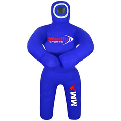 Shelly MMA Grappling Wrestling Dummy for Kids BJJ Punching Bag Wrestling Buddies Brazilian JIU Jitsu Standing Position Dummy Martial Arts Boxing Karate Training Dummies (47" / 4 Feet) UNFILLED