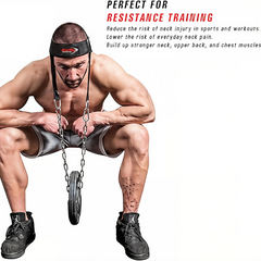 Neck Harness for Weight Training Premium Neck Workout Builder Neck Exerciser