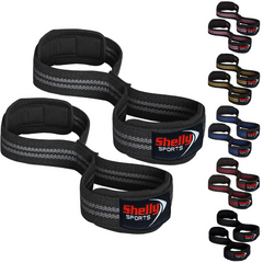 Weight Lifting Straps Figure 8 with Padded Cuff Wrist support Training Gym Straps Support Workout