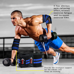 Elbow Sleeves Weightlifting Elbow Wraps Heavy Duty Elbow Support Sleeves for Workout Gym Bodybuilding Cross Training