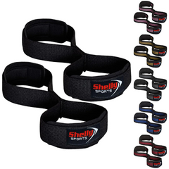 Weight Lifting Straps Figure 8 with Padded Cuff Wrist support Training Gym Straps Support Workout