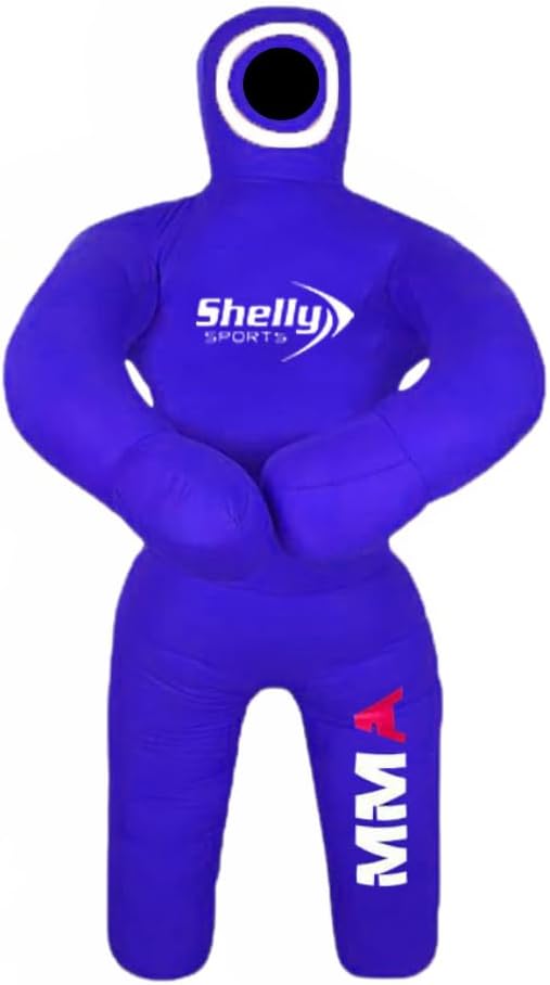 MMA Grappling Wrestling Dummy for Kids BJJ Punching Bag Wrestling Buddies Brazilian JIU Jitsu Standing Position Dummy Martial Arts Boxing Karate Training Dummies (47" / 4 Feet) UNFILLED